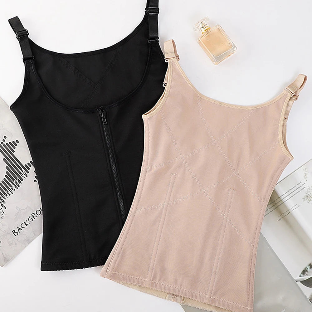 Corset pour Femmes | Veste Zippée | Gaine Amincissante | Ceinture de Sport | Gaine Néoprène Sauna