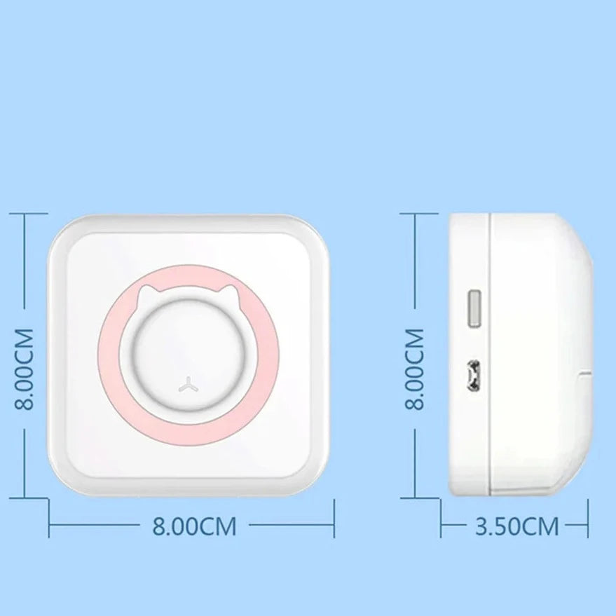 Mini Imprimante Portable Bluetooth à Étiquettes Adhésives 57MM