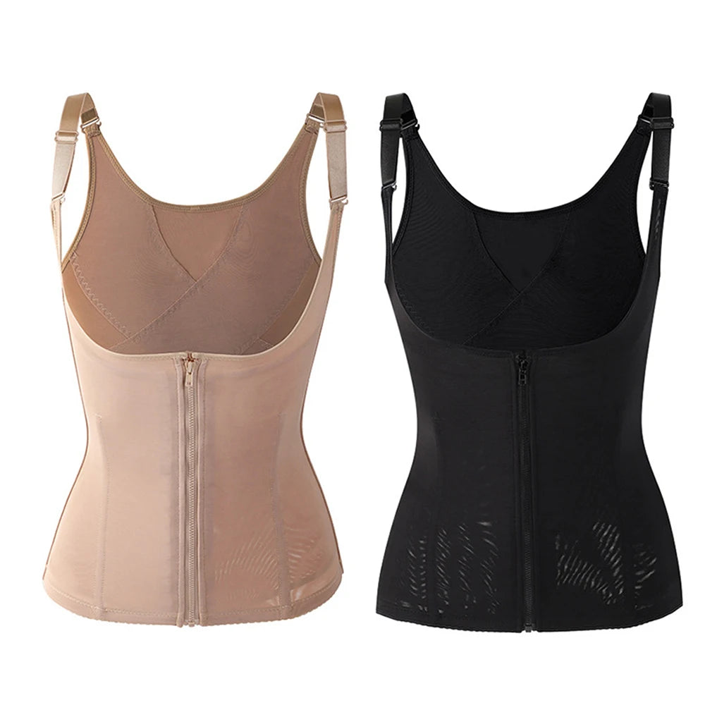 Corset pour Femmes | Veste Zippée | Gaine Amincissante | Ceinture de Sport | Gaine Néoprène Sauna
