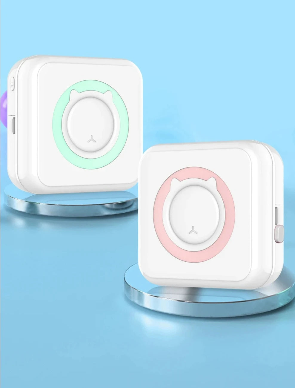 Mini Imprimante Portable Bluetooth à Étiquettes Adhésives 57MM