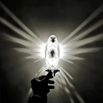 Lampe Murale en Forme d'Oiseau: Projecteur Créatif, Décor Moderne de Maison